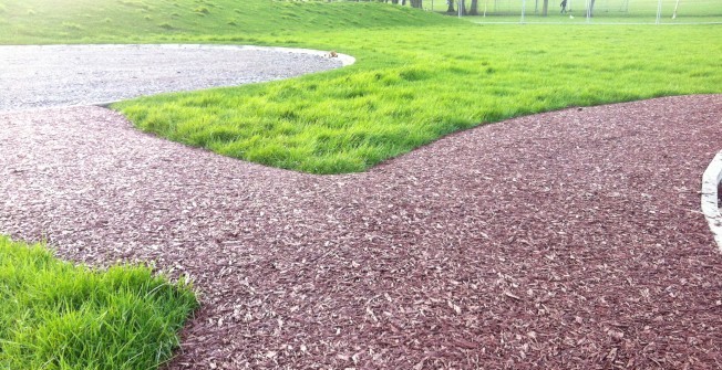 Rubber Mulch for The Daily Mile in Magherafelt