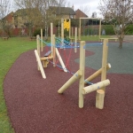 Rubber Mulch Safety Flooring in Bwlch 5