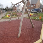 Recycled Rubber Mulch Maintenance in Knighton 10