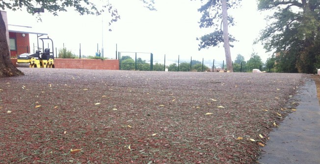 Rubber Mulch LEAP Surface in Abbey