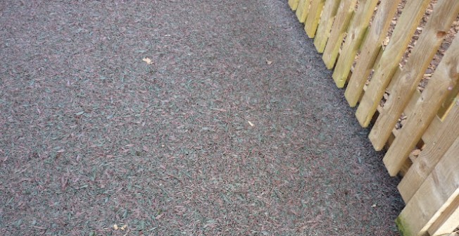 Installing Rubber Mulch in Sutton